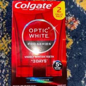 🌴2 X Colgate Optic White Pro Series Stain Prevention 2.1 oz 5% Hydrogen Peroxide